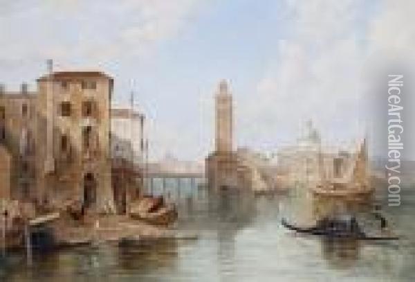 The Grand Canal, Venice Oil Painting - Alfred Pollentine