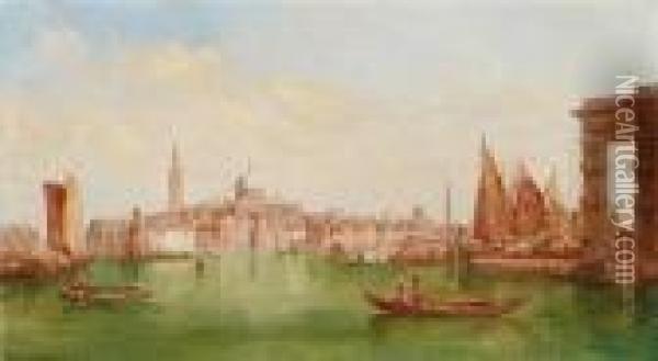 Vor Venedig Oil Painting - Alfred Pollentine