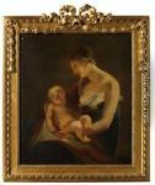 Jeune Mere Et Son Enfant 
Toile Oil Painting - Pierre-Paul Prud'hon