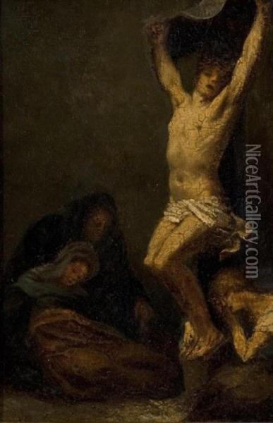 The Crucifixion Oil Painting - Pierre-Paul Prud'hon