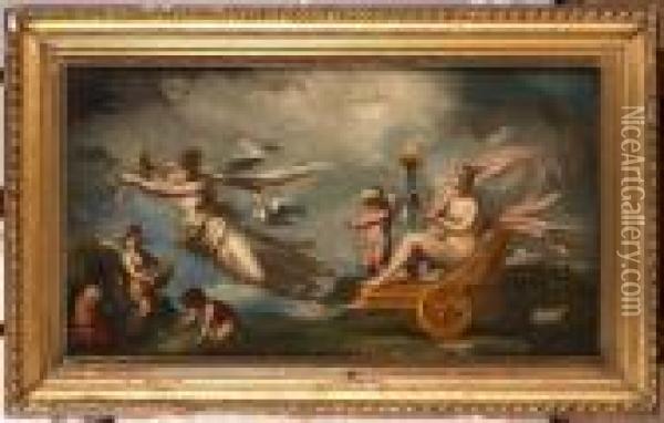 Venus Triumf Oil Painting - Pierre-Paul Prud'hon
