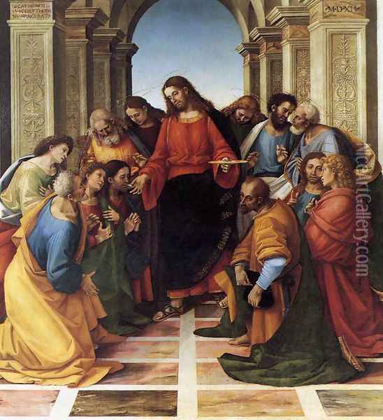 Communion of the Apostles 1512 Oil Painting - Francesco Signorelli