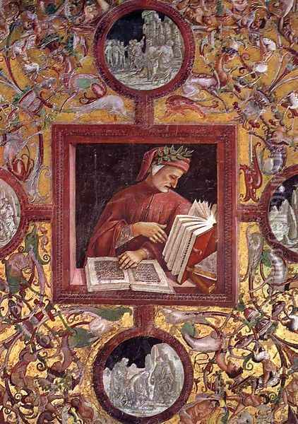 Dante Alighieri 1499-1502 Oil Painting - Francesco Signorelli