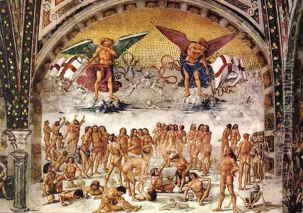 Resurrection of the Flesh Oil Painting - Francesco Signorelli