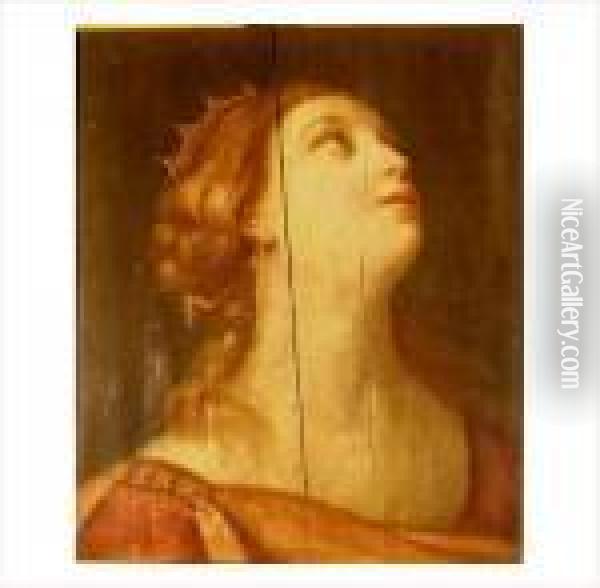 Une Sainte En Extase Oil Painting - Guido Reni