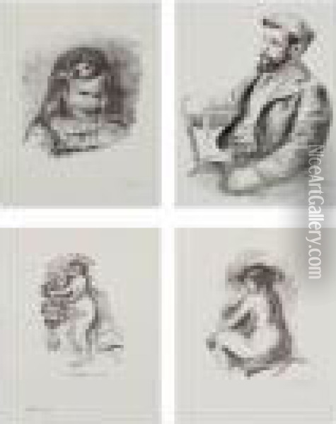 L'album Des Douze Lithographies Originales De Pierre-auguste Renoir Oil Painting - Pierre Auguste Renoir