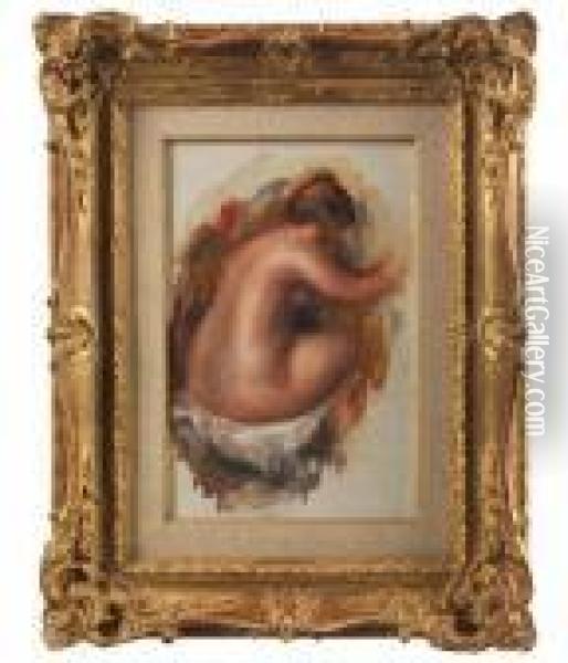Nude Oil Painting - Pierre Auguste Renoir