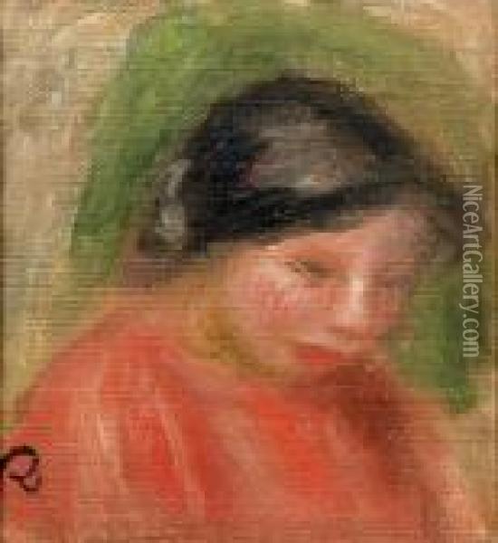 Portrait De Gabrielle Oil Painting - Pierre Auguste Renoir