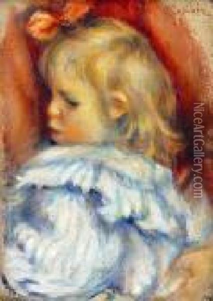Portrait De Claude Renoir, Dit Coco Oil Painting - Pierre Auguste Renoir