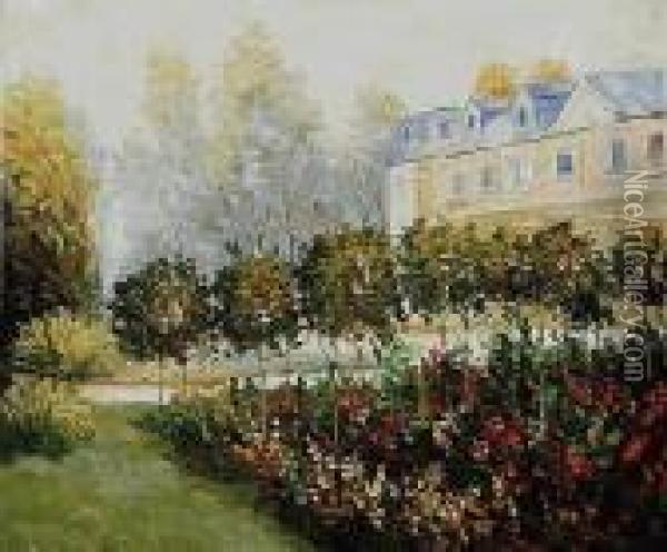 The Garden At Fontenay Oil Painting - Pierre Auguste Renoir