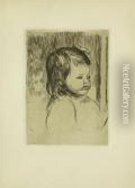 Buste D'enfant, Tourne A Droite Oil Painting - Pierre Auguste Renoir