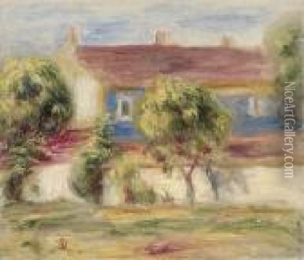 La Maison De L'artiste Oil Painting - Pierre Auguste Renoir