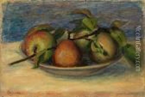 Nature Morte Aux Pommes Oil Painting - Pierre Auguste Renoir