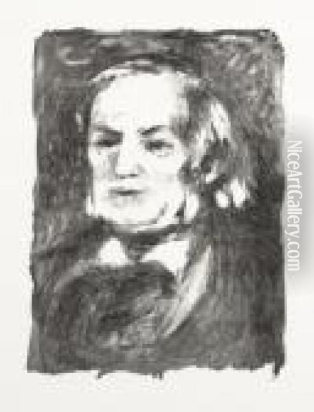 Richard Wagner (d.; S. 33) Oil Painting - Pierre Auguste Renoir