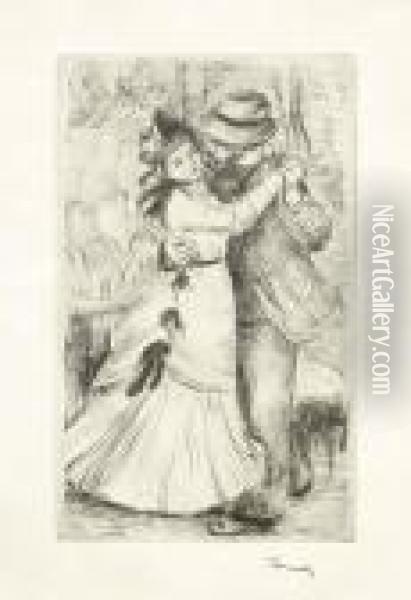 La Danse A La Ca Oil Painting - Pierre Auguste Renoir