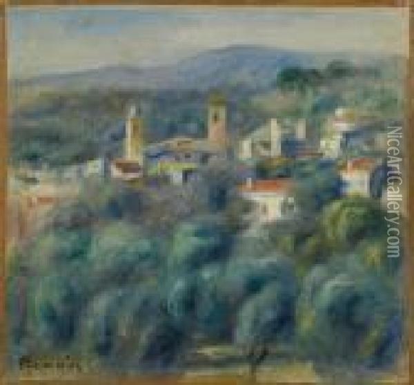 Cros-de-cagnes. 1905. Oil Painting - Pierre Auguste Renoir