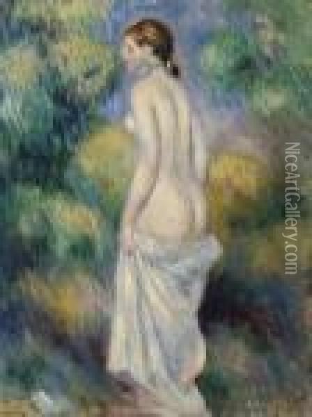 Nu Debout Oil Painting - Pierre Auguste Renoir