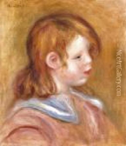 Portrait De Pierre Renoir Oil Painting - Pierre Auguste Renoir