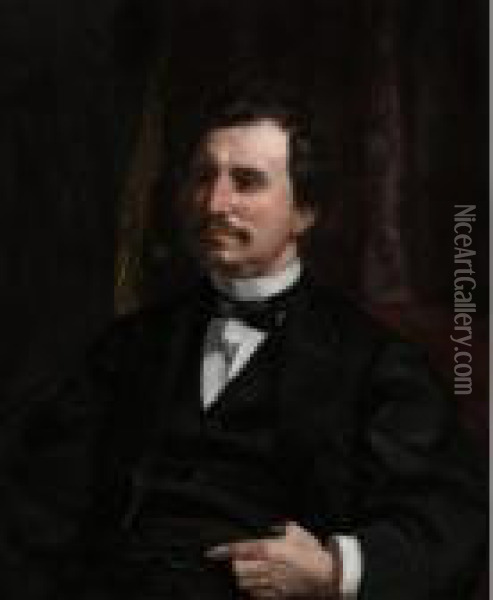 Colonel Howard Jenks Oil Painting - Pierre Auguste Renoir