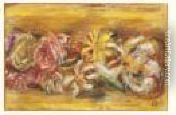 Jetee De Fleurs Oil Painting - Pierre Auguste Renoir