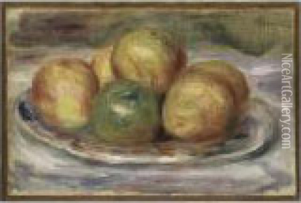 Nature Morte Aux Fruits Oil Painting - Pierre Auguste Renoir