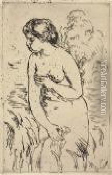 Le Chapeau Epingle (3e Planche) Oil Painting - Pierre Auguste Renoir