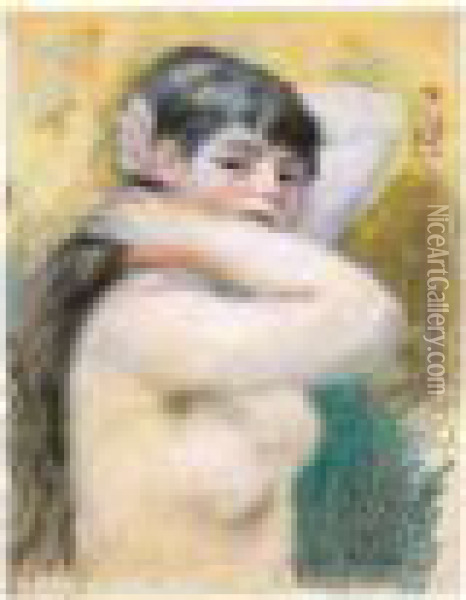Jeune Fille A Sa Toilette Oil Painting - Pierre Auguste Renoir