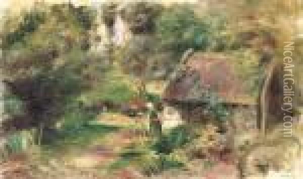 Paysage Sous Bois Oil Painting - Pierre Auguste Renoir