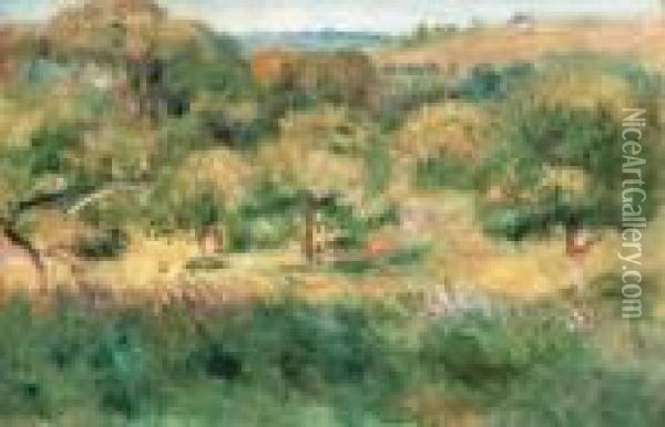 Lisire De Fort En Bretagne Oil Painting - Pierre Auguste Renoir