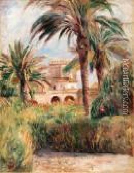 Le Jardin D'essai Alger
Oil On Canvas Oil Painting - Pierre Auguste Renoir