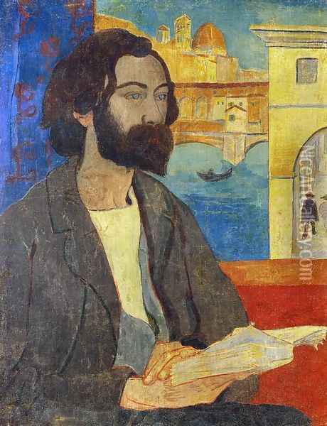 Portrait of Emile Bernard at Florence Oil Painting - Paul Serusier