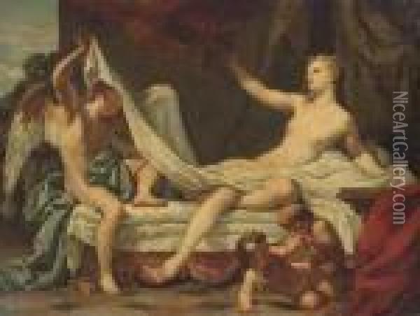 Danae And Cupid Oil Painting - Sebastiano Ricci