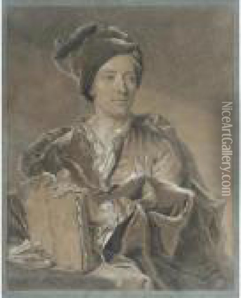 Portrait Of Claude Deshais-gendron Oil Painting - Hyacinthe Rigaud