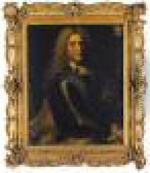 Portrait De Jacques Francois Du Chastenet De Puysegur Oil Painting - Hyacinthe Rigaud