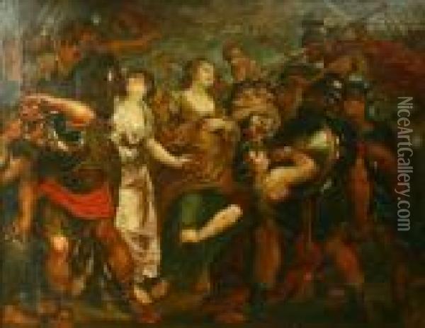 Massacre Of The Innocents Oil Painting - Peter Paul Rubens