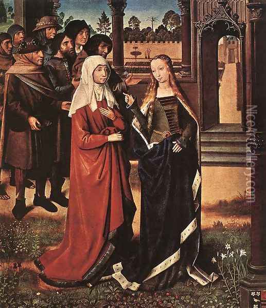 Scene from the St Lucy Legend 1480 Oil Painting - Master of the Saint Lucy Legend