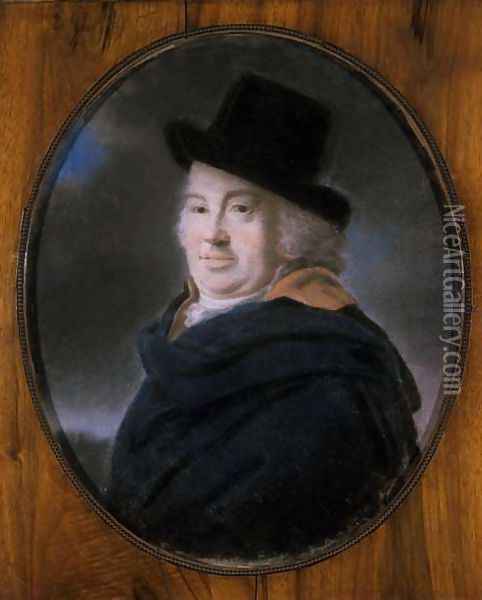Portrait of Franz Friedrich, 1800 Oil Painting - Johann Heinrich Schroder