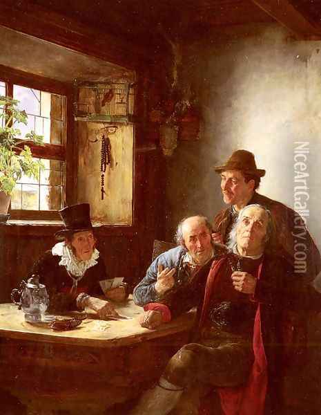 The Fortune Teller Oil Painting - Alfons Spring