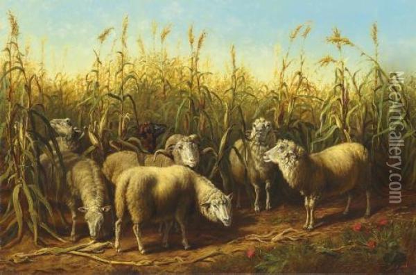 The Trespassers Oil Painting - Arthur Fitzwilliam Tait