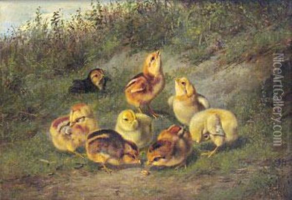 Little Pets Oil Painting - Arthur Fitzwilliam Tait