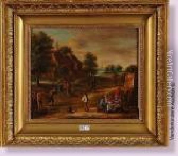 Kermesse Flamande Oil Painting - David The Younger Teniers