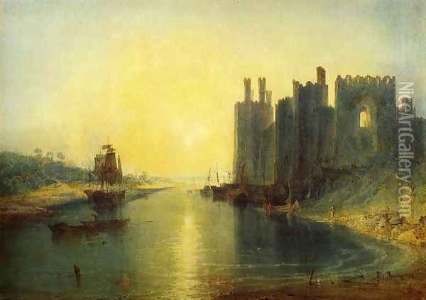 Caernarvon Castle Oil Painting - Joseph Mallord William Turner