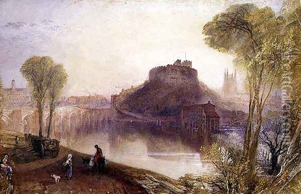 Tamworth Castle, Staffordshire Oil Painting - Joseph Mallord William Turner