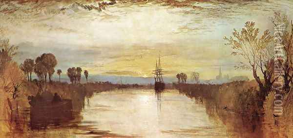 Chichester Canal Oil Painting - Joseph Mallord William Turner