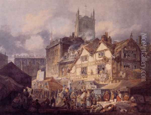 Woolverhampton Staffordshire Oil Painting - Joseph Mallord William Turner