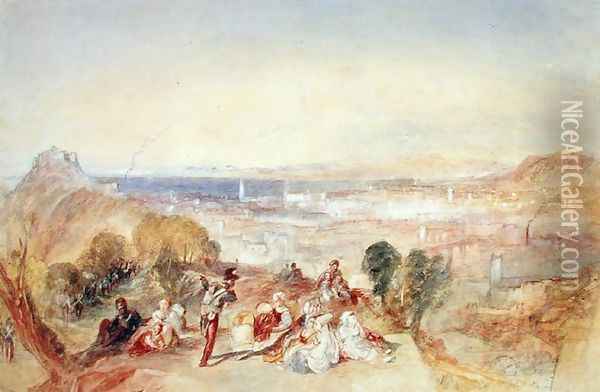 Genoa, c.1850-51 Oil Painting - Joseph Mallord William Turner