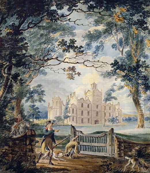 Cote House, Near Bristol, 1792 Oil Painting - Joseph Mallord William Turner