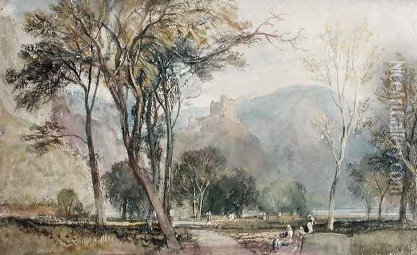 Marxburg, 1817 Oil Painting - Joseph Mallord William Turner