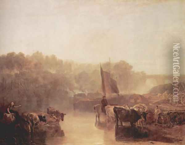 Dorchester Mead, Oxfordshire Oil Painting - Joseph Mallord William Turner