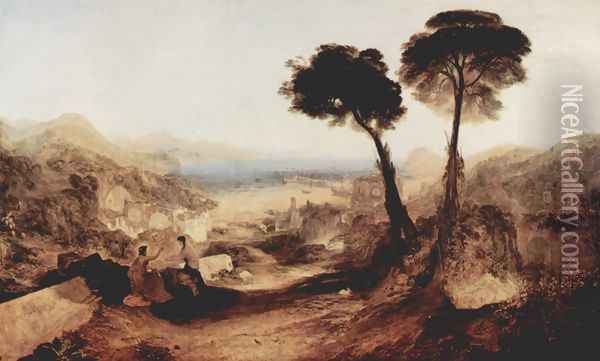 The bay of Baiae, with Apoll and the Sybille Oil Painting - Joseph Mallord William Turner